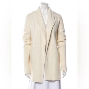 Cynthia Rowley | Cream Open Front Wool Cardigan Size Extra Small